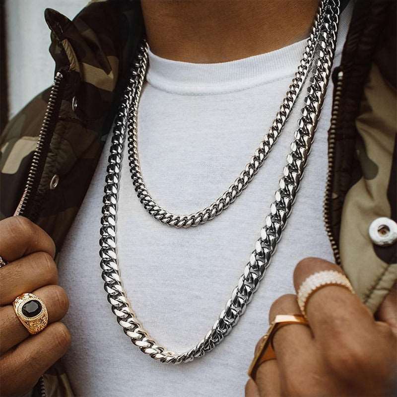 Necklaces 18K Gold Cuban Chain Necklace KHLOE JEWELS
