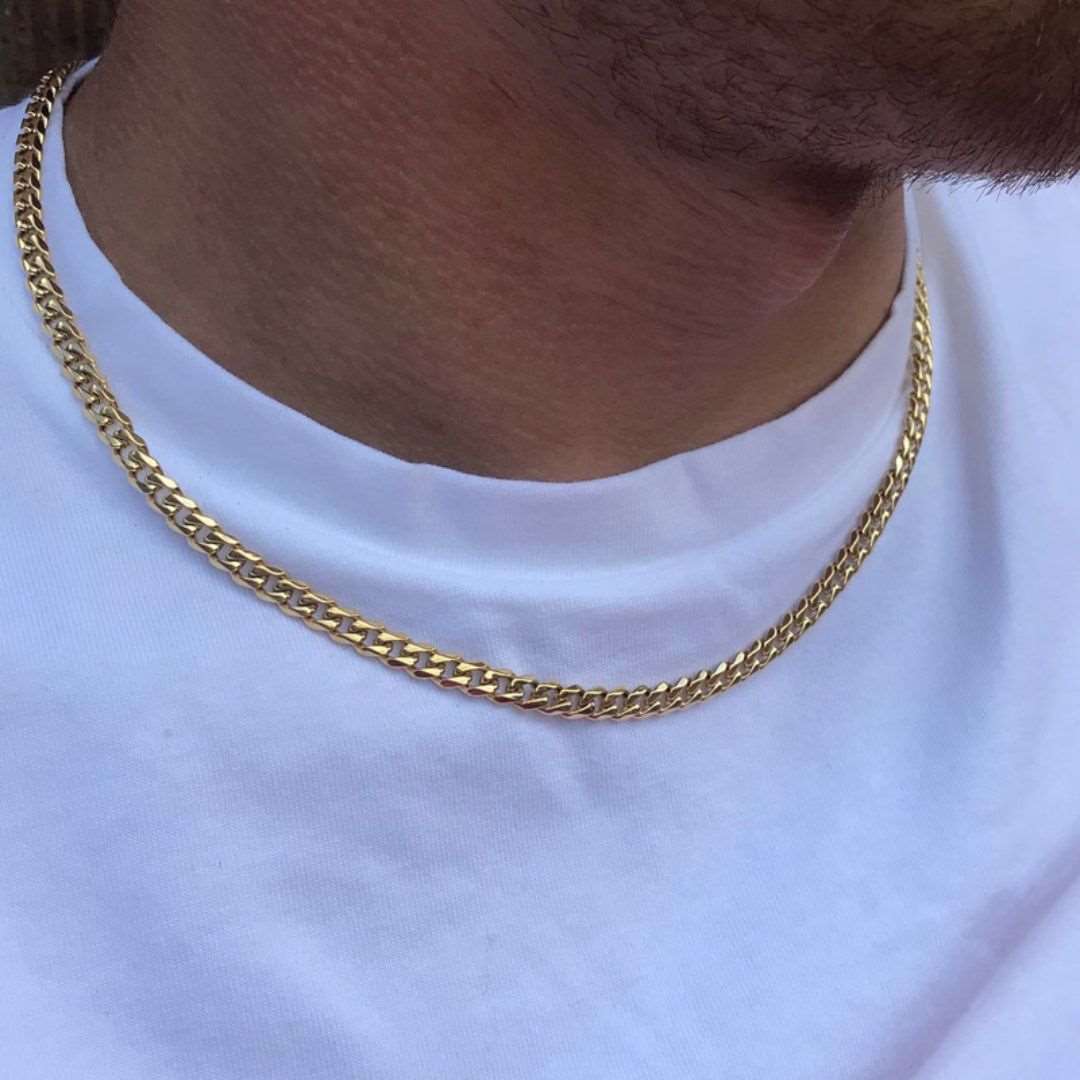 Necklaces 18K Gold Cuban Chain Necklace KHLOE JEWELS