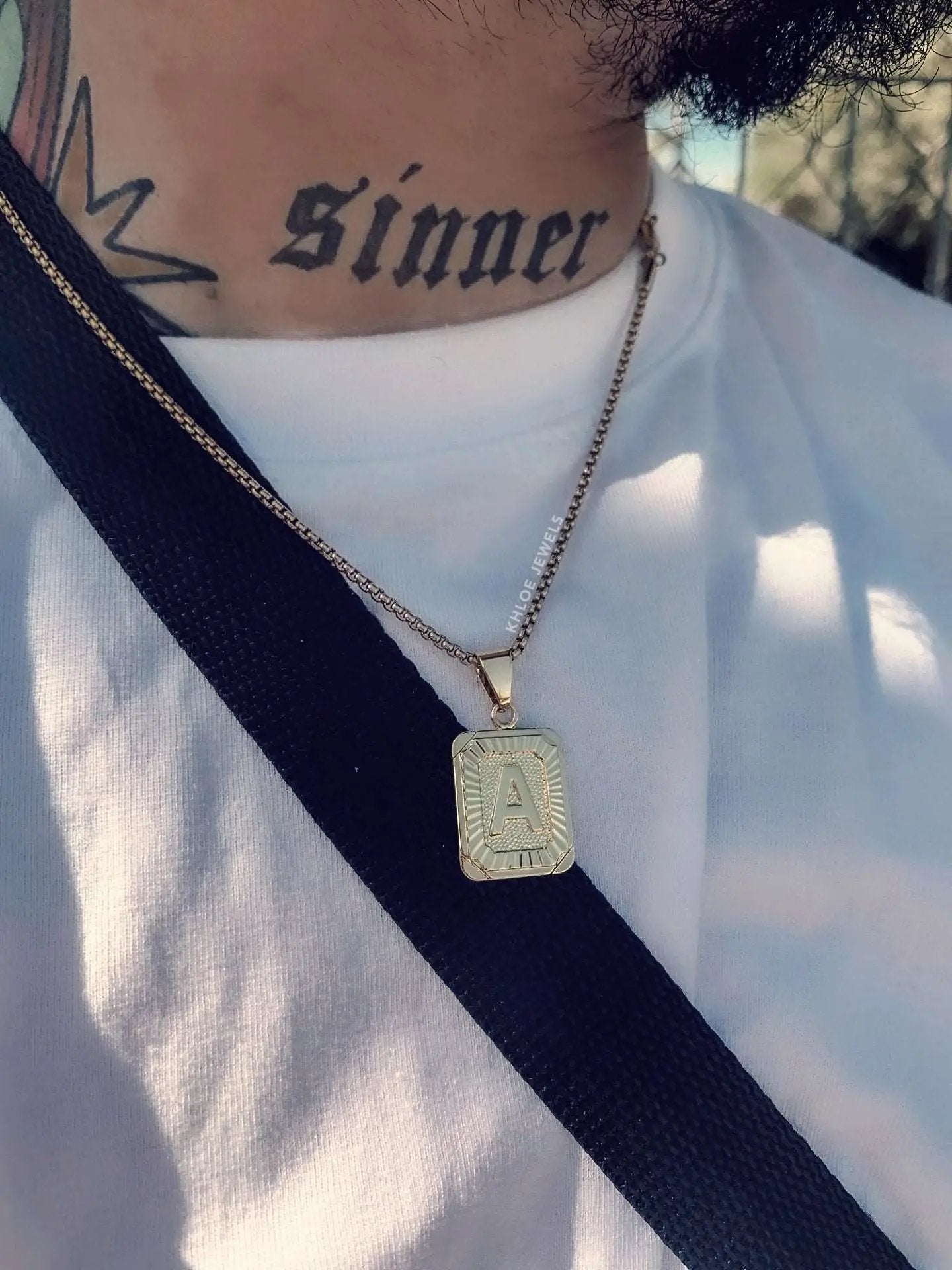 Necklaces 18K Gold Lux Initial Necklace KHLOE JEWELS