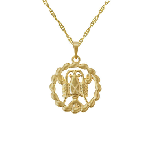 Flaming Zodiac Necklace