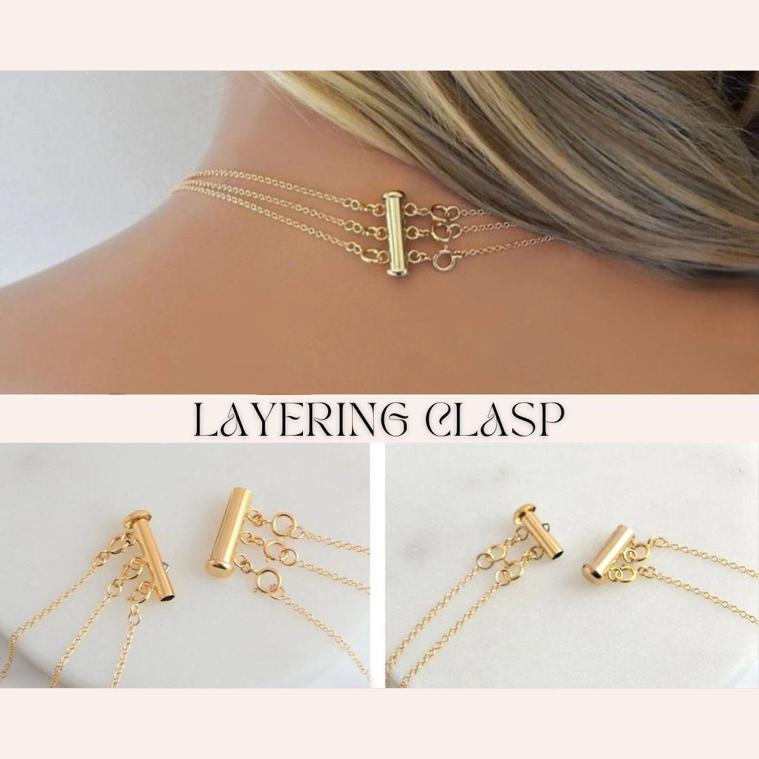 Layering clasp necklace hotsell