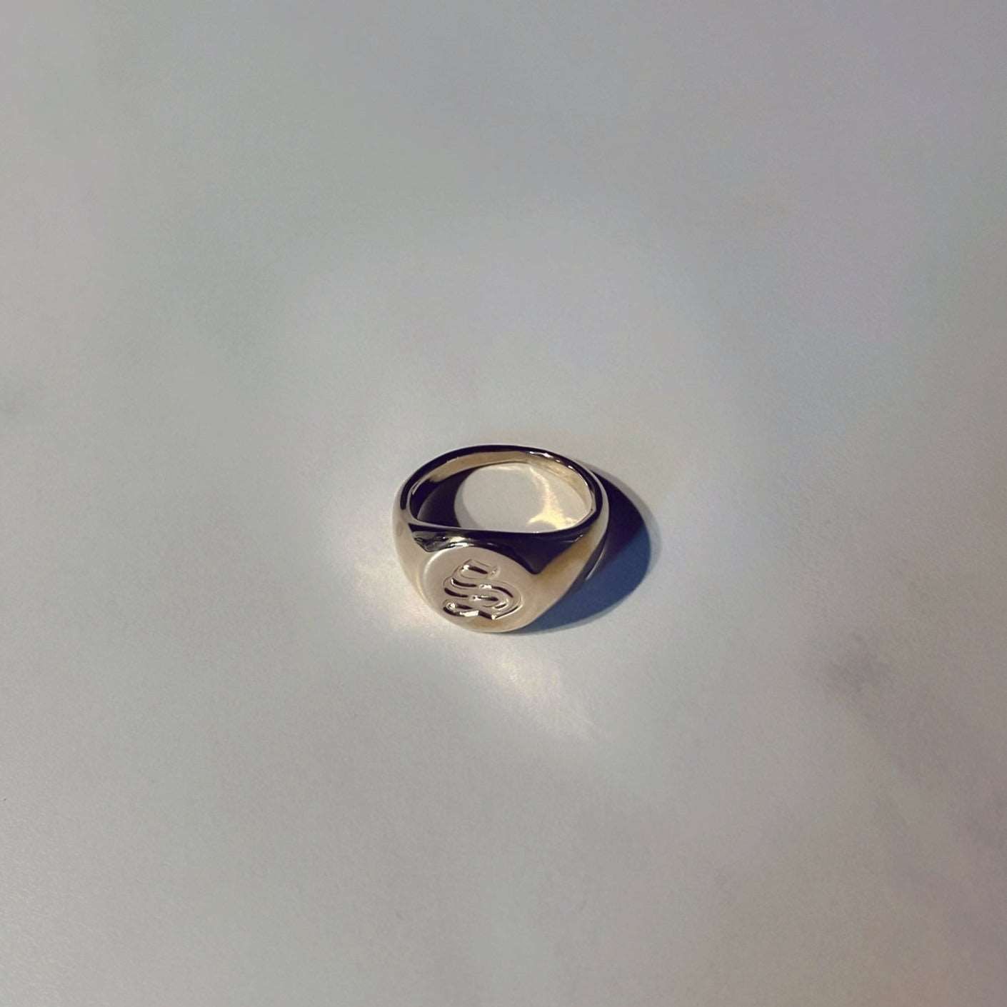 Rings Alfie Initial Signet Ring KHLOE JEWELS