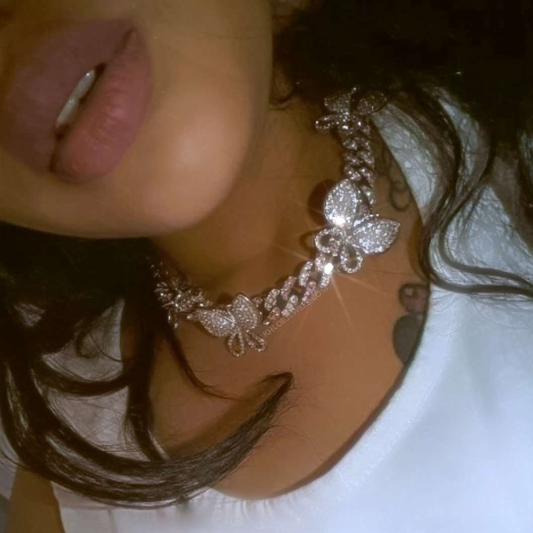 Necklaces Allure CZ Cuban Link Choker Necklace KHLOE JEWELS