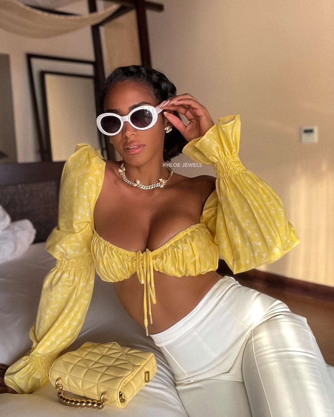 Necklaces Allure CZ Cuban Link Choker Necklace KHLOE JEWELS