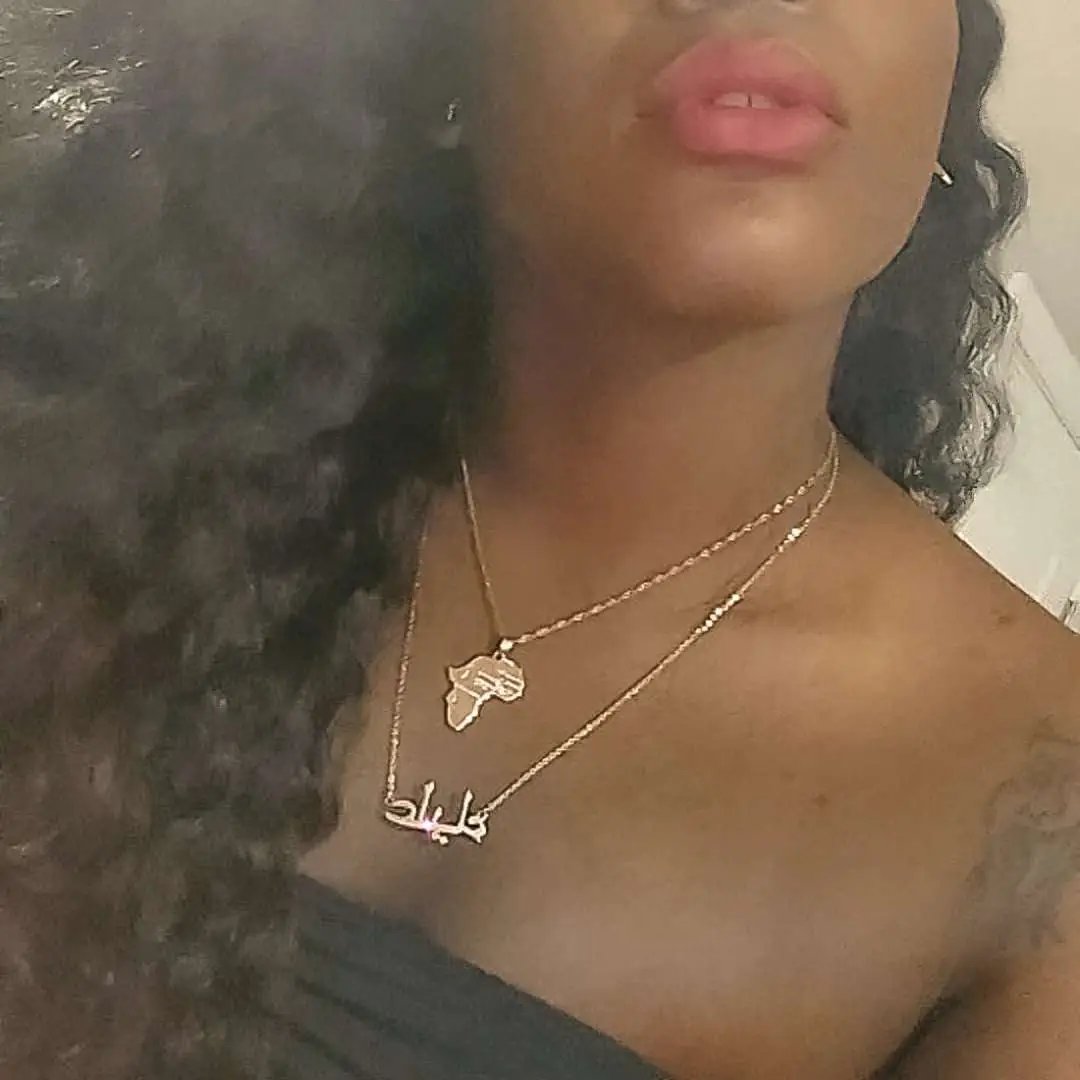 Necklaces Arabic Custom Necklace KHLOE JEWELS Custom Jewelry
