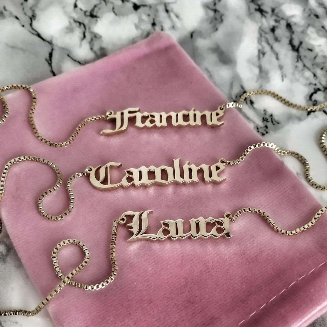 Necklaces Classic Custom Name Necklace KHLOE JEWELS Custom Jewelry