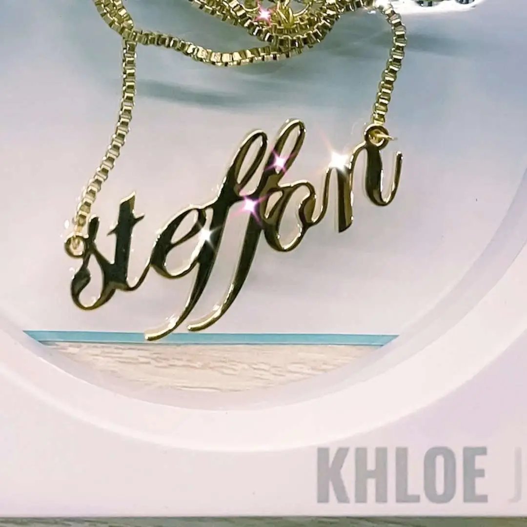 Necklaces Cute Custom Box Chain Necklace KHLOE JEWELS Custom Jewelry