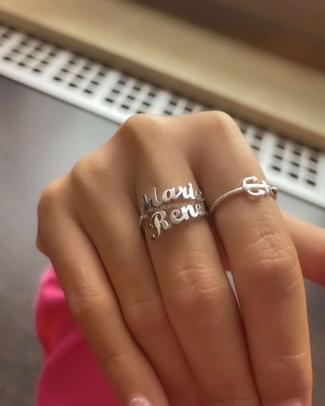 Rings Cute Custom Multi Name Ring KHLOE JEWELS Custom Jewelry