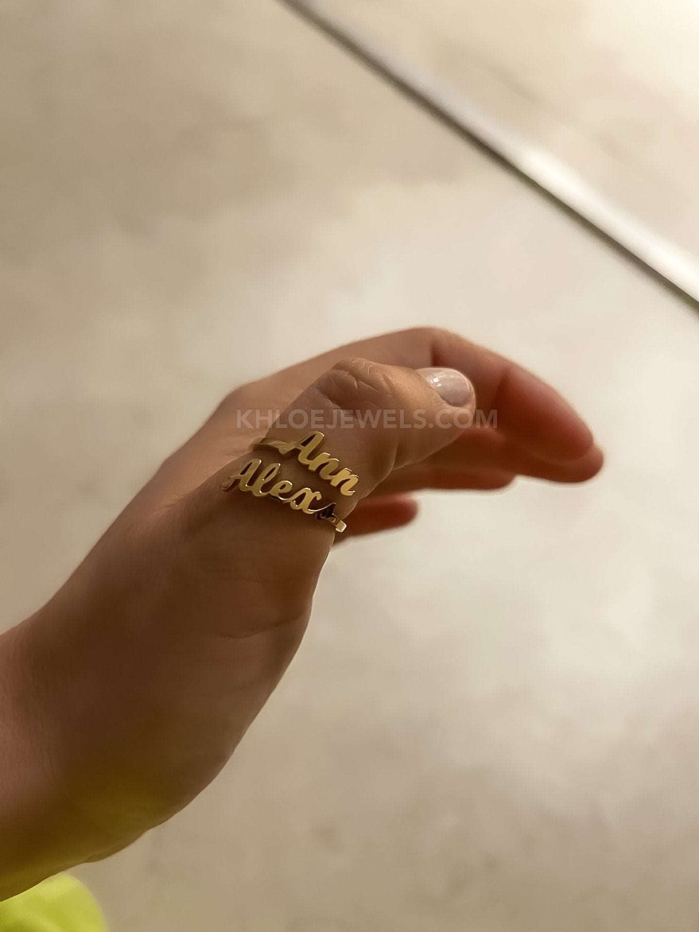 Rings Cute Custom Multi Name Ring KHLOE JEWELS Custom Jewelry