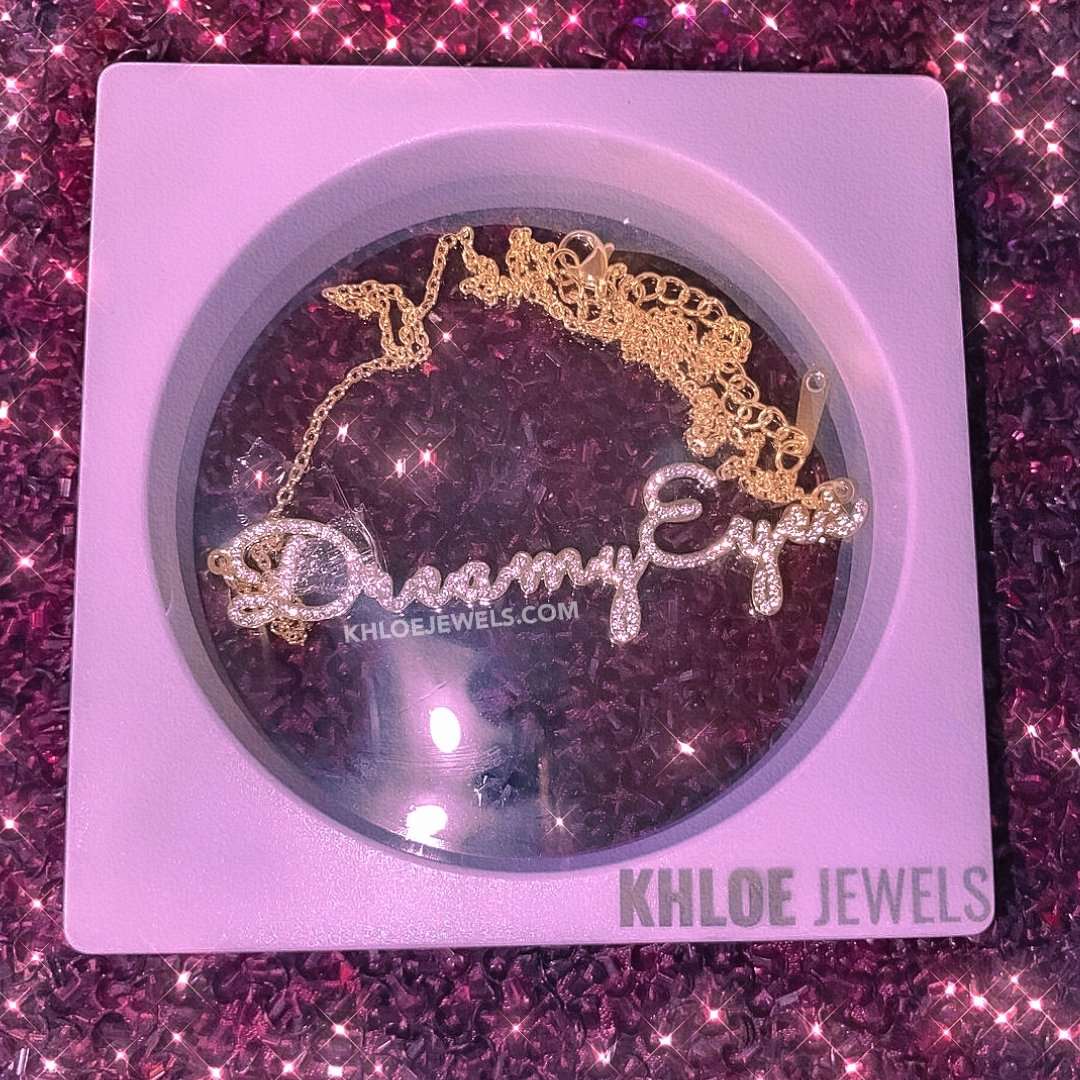 Necklaces CZ Customized Name Necklace KHLOE JEWELS Custom Jewelry