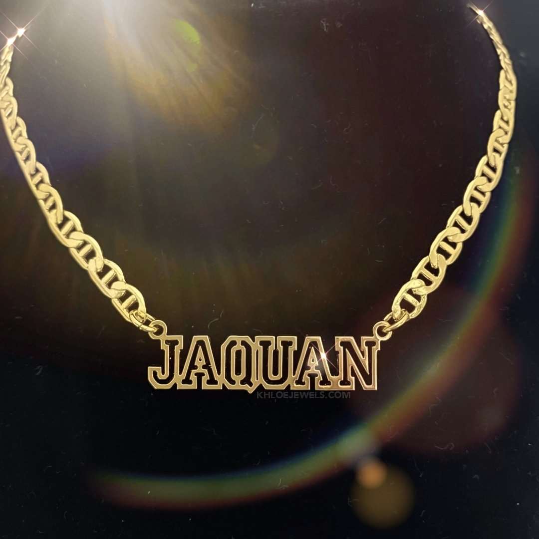 Necklaces Dior Link Custom Name Necklace KHLOE JEWELS Custom Jewelry