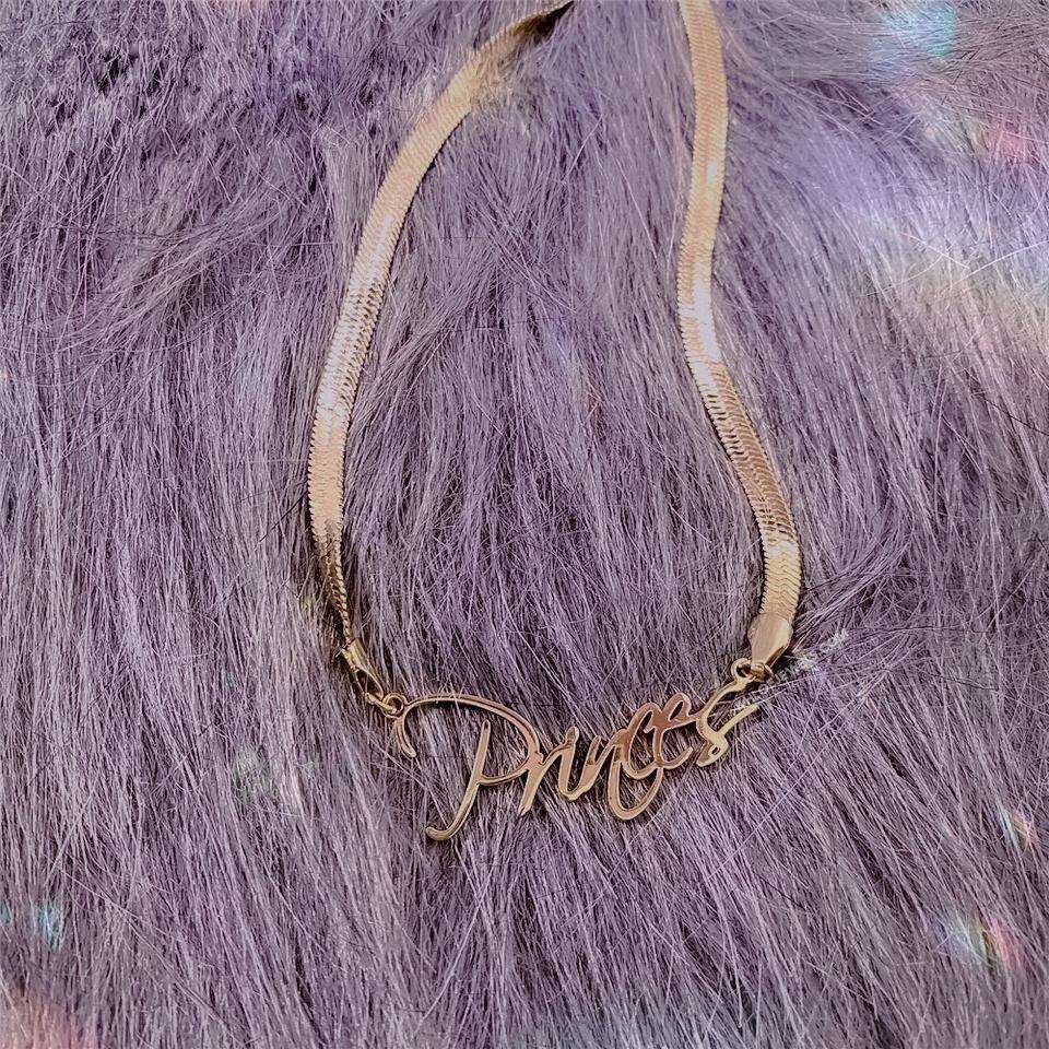 Necklaces Eden Calligraphy Custom Name Necklace KHLOE JEWELS Custom Jewelry