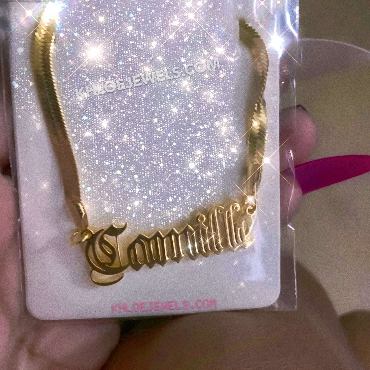 Necklaces Eden Custom Name Necklace ♡ Font Select KHLOE JEWELS Custom Jewelry