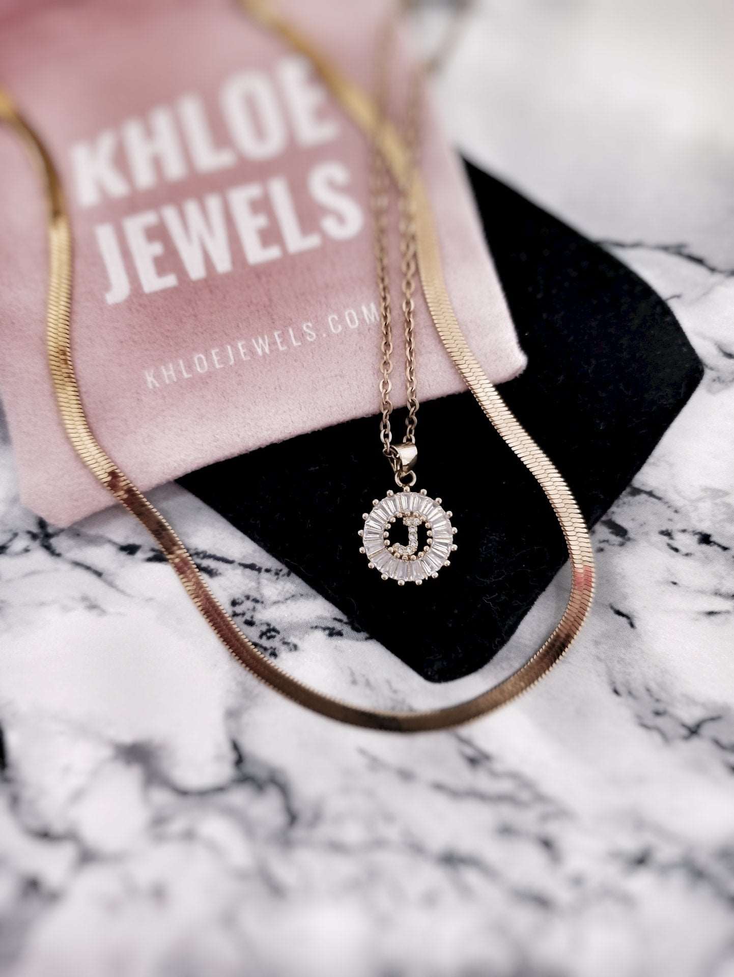 Eden Ra CZ Initial Set KHLOE JEWELS