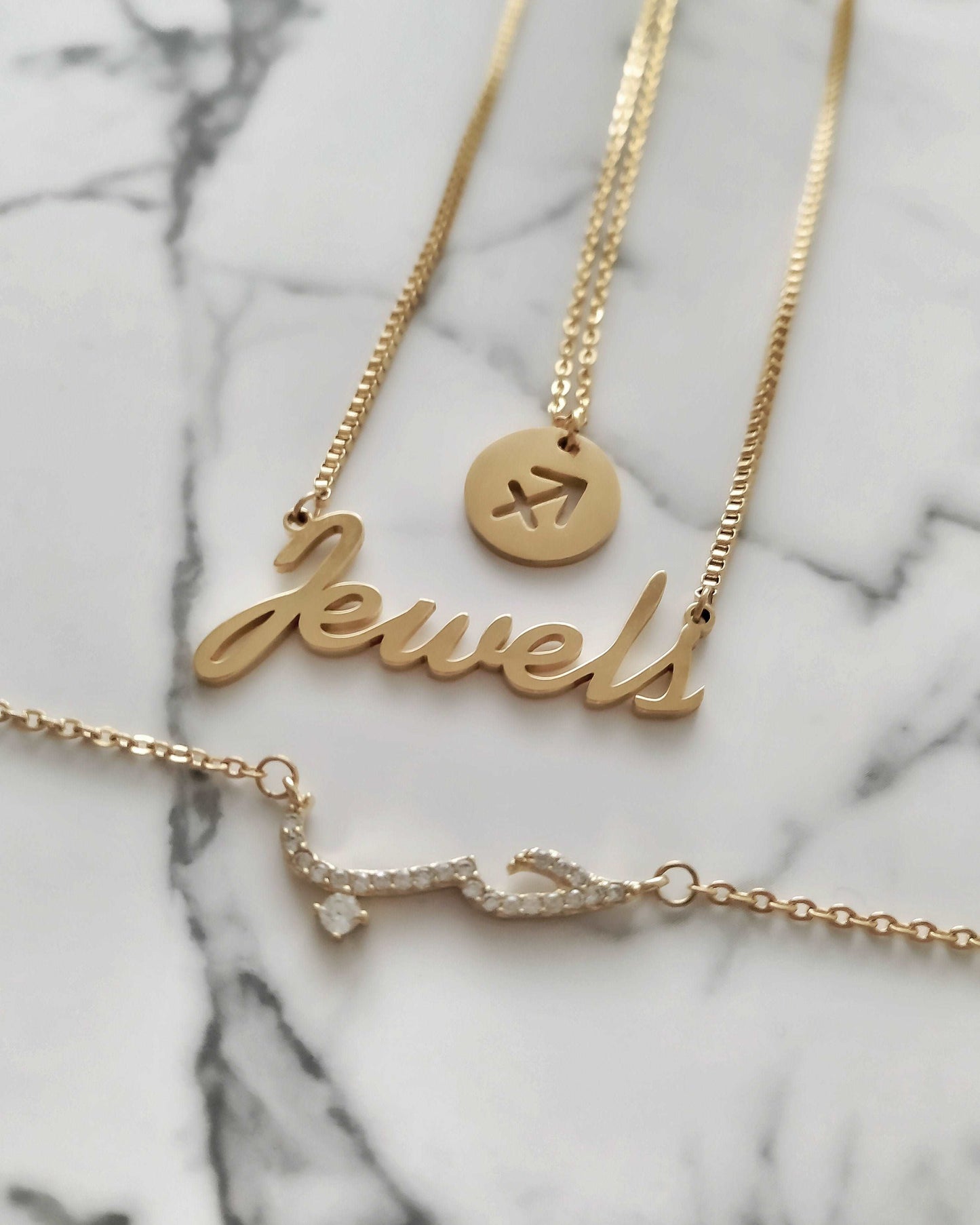 Necklaces Girly Custom Box Chain Necklace KHLOE JEWELS Custom Jewelry