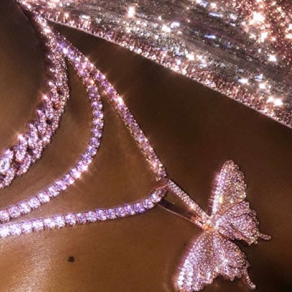 Necklaces Ice Ice Baby Choker Necklace KHLOE JEWELS