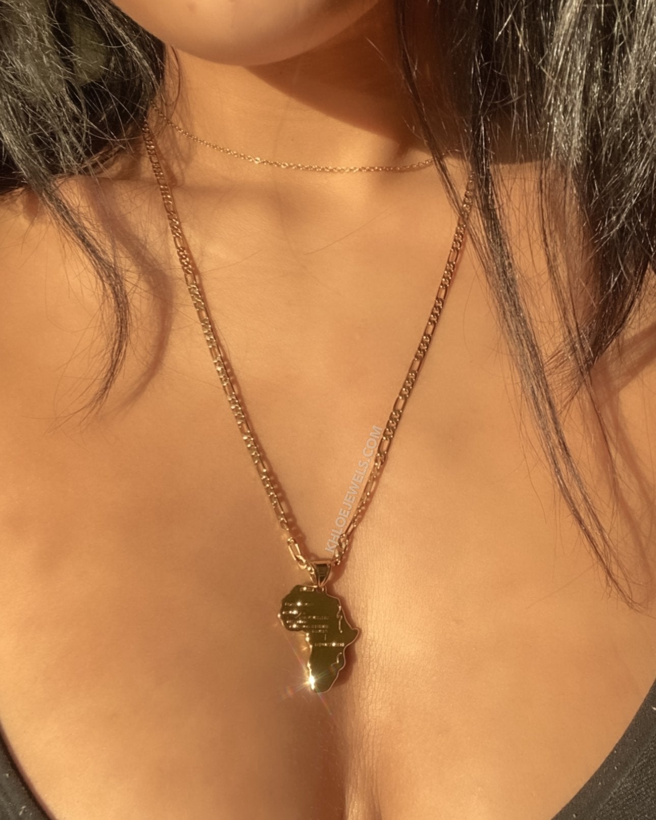 Necklaces Africa Figaro Necklace KHLOE JEWELS