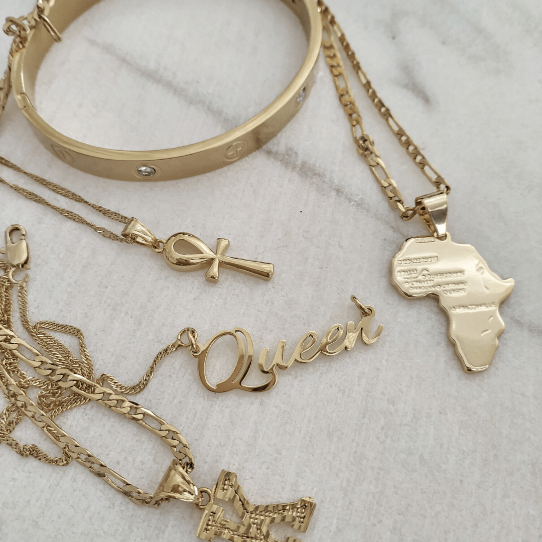 Necklaces Africa Figaro Necklace KHLOE JEWELS