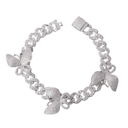 Anklets Allure CZ Cuban Link Anklet KHLOE JEWELS