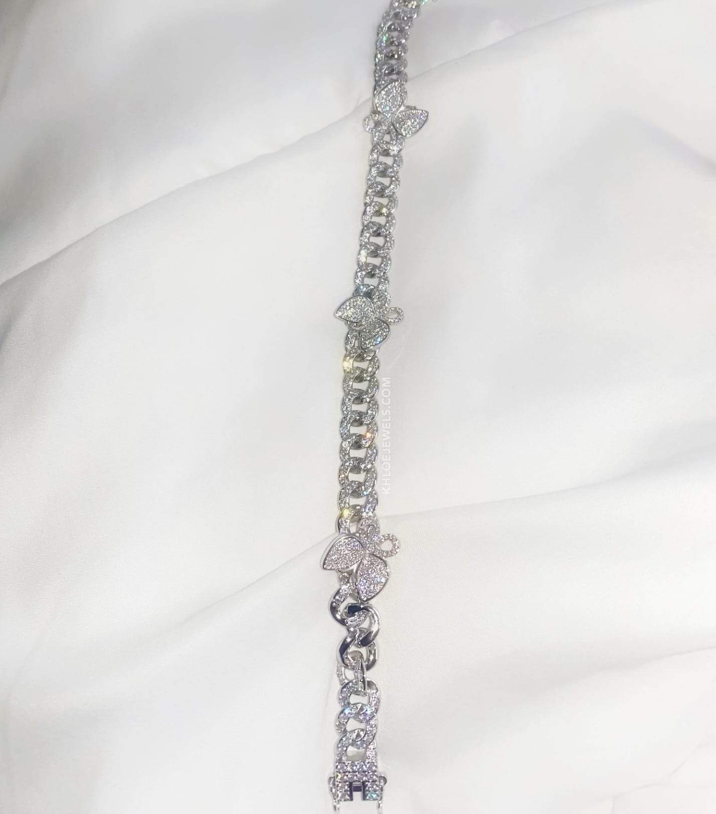 Anklets Allure CZ Cuban Link Anklet KHLOE JEWELS