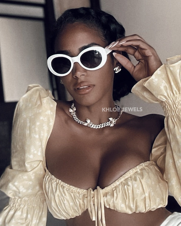 Necklaces Allure CZ Cuban Link Choker Necklace KHLOE JEWELS