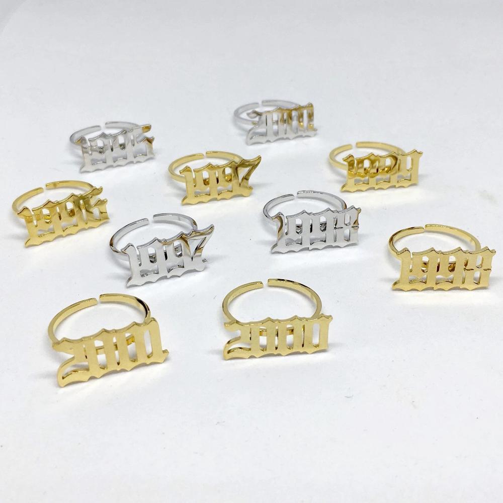 Rings Ancient Goth Birth Year Ring (Dainty) KHLOE JEWELS