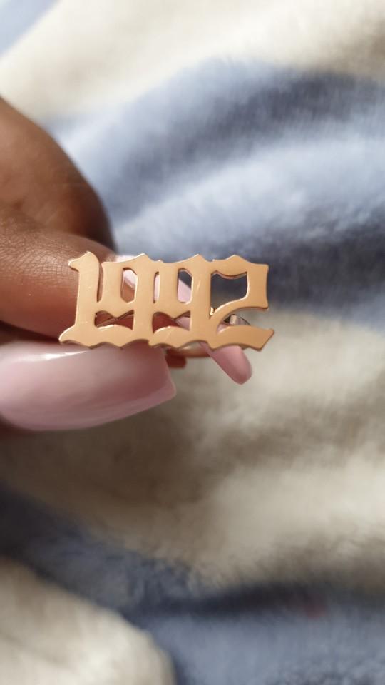 Rings Ancient Goth Birth Year Ring (Dainty) KHLOE JEWELS