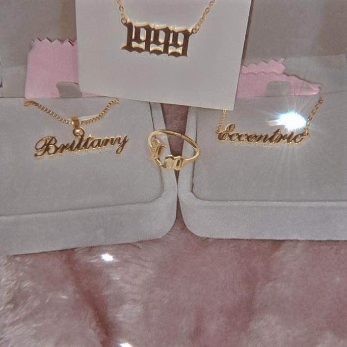 Necklaces Ancient Old English Birth Year Necklace KHLOE JEWELS