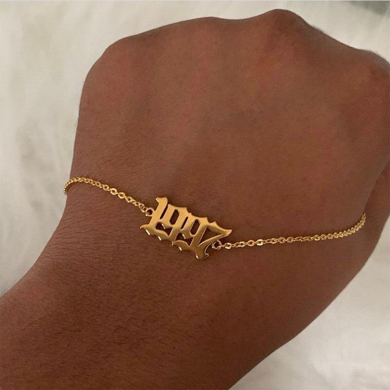 Necklaces Ancient Old English Birth Year Necklace KHLOE JEWELS
