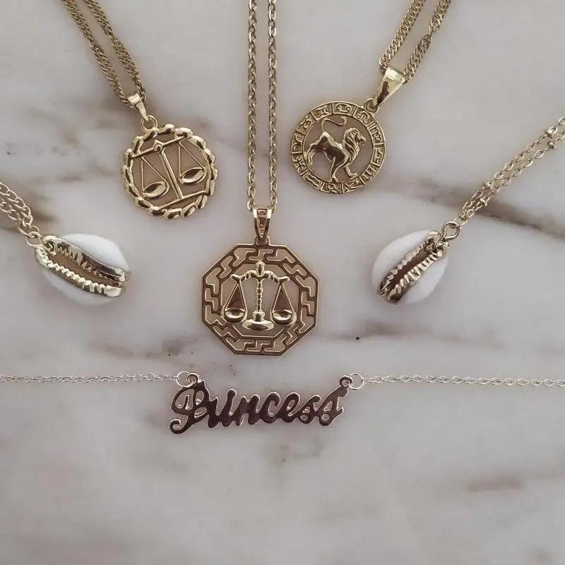 Necklaces Athena Zodiac Necklace KHLOE JEWELS Sale