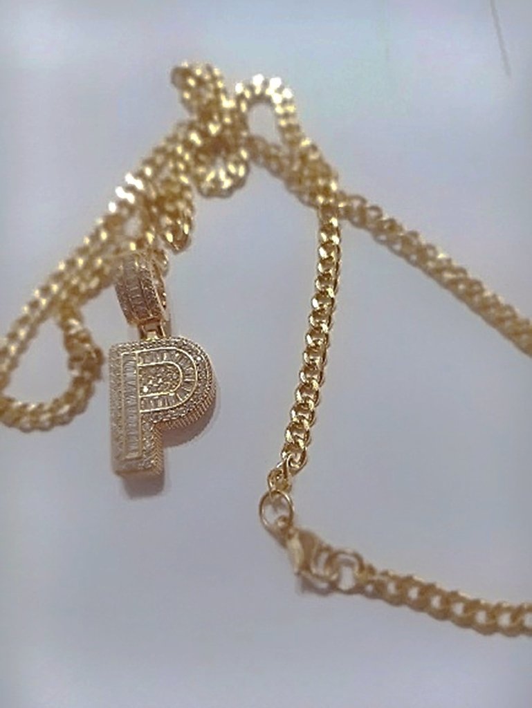 Necklaces Azzam CZ Initial Necklace KHLOE JEWELS