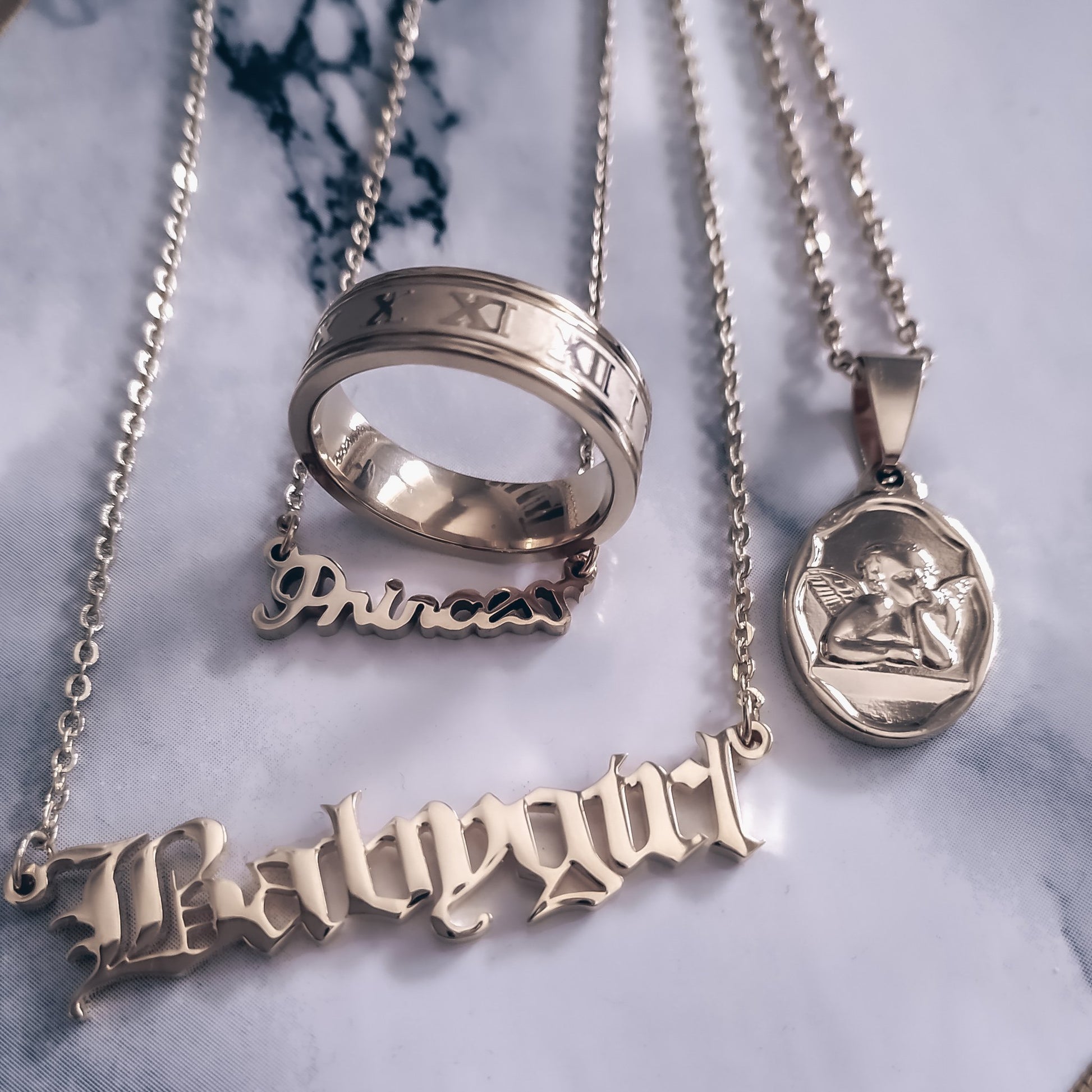 Necklaces Baby Guardian Angel Necklace KHLOE JEWELS
