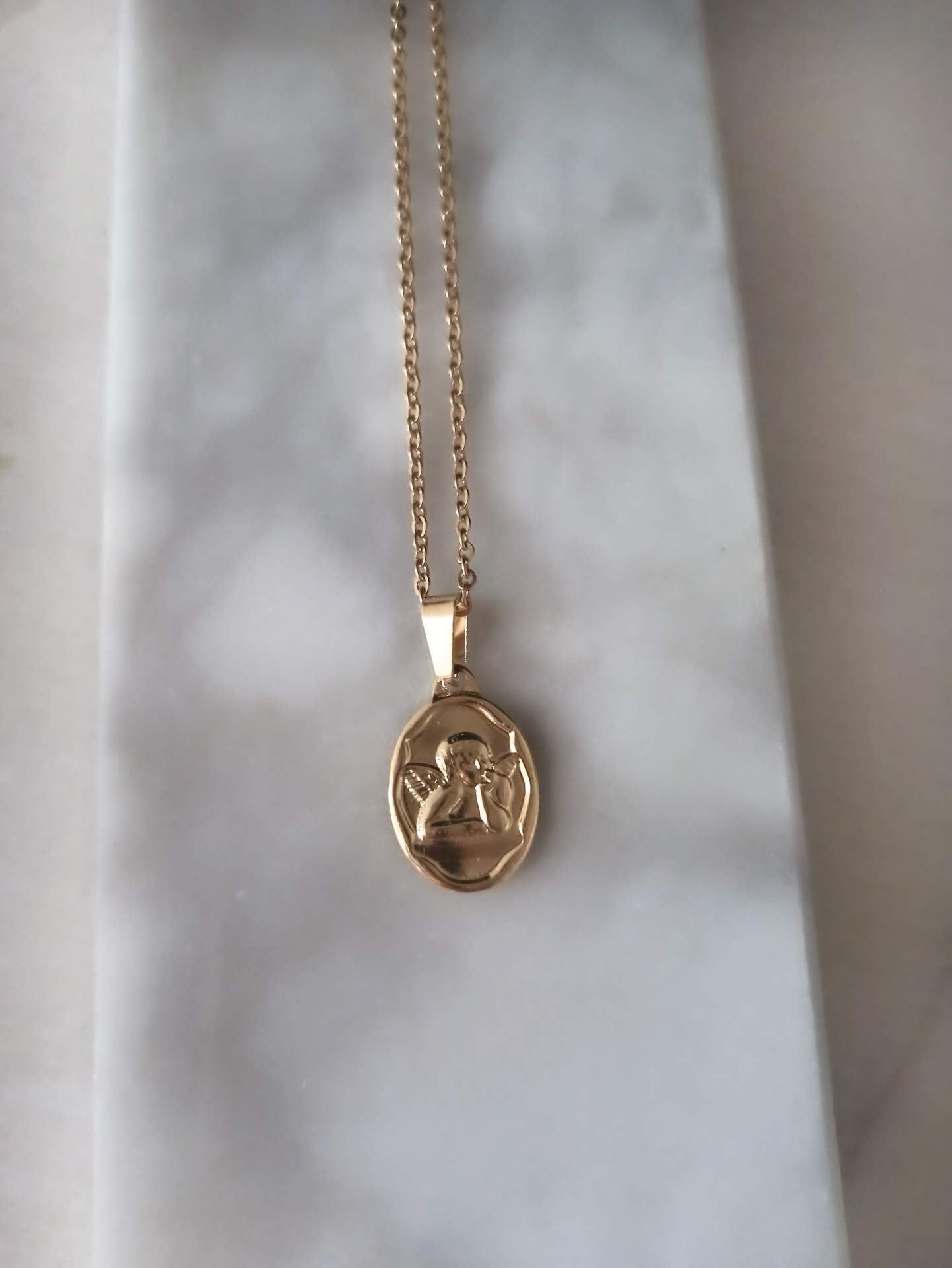 Necklaces Baby Guardian Angel Necklace KHLOE JEWELS