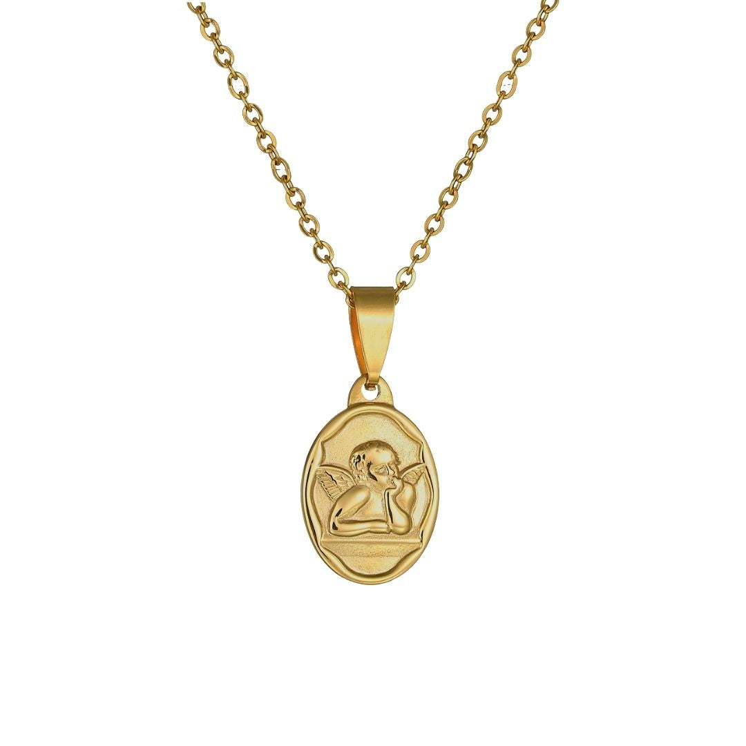 Necklaces Baby Guardian Angel Necklace KHLOE JEWELS