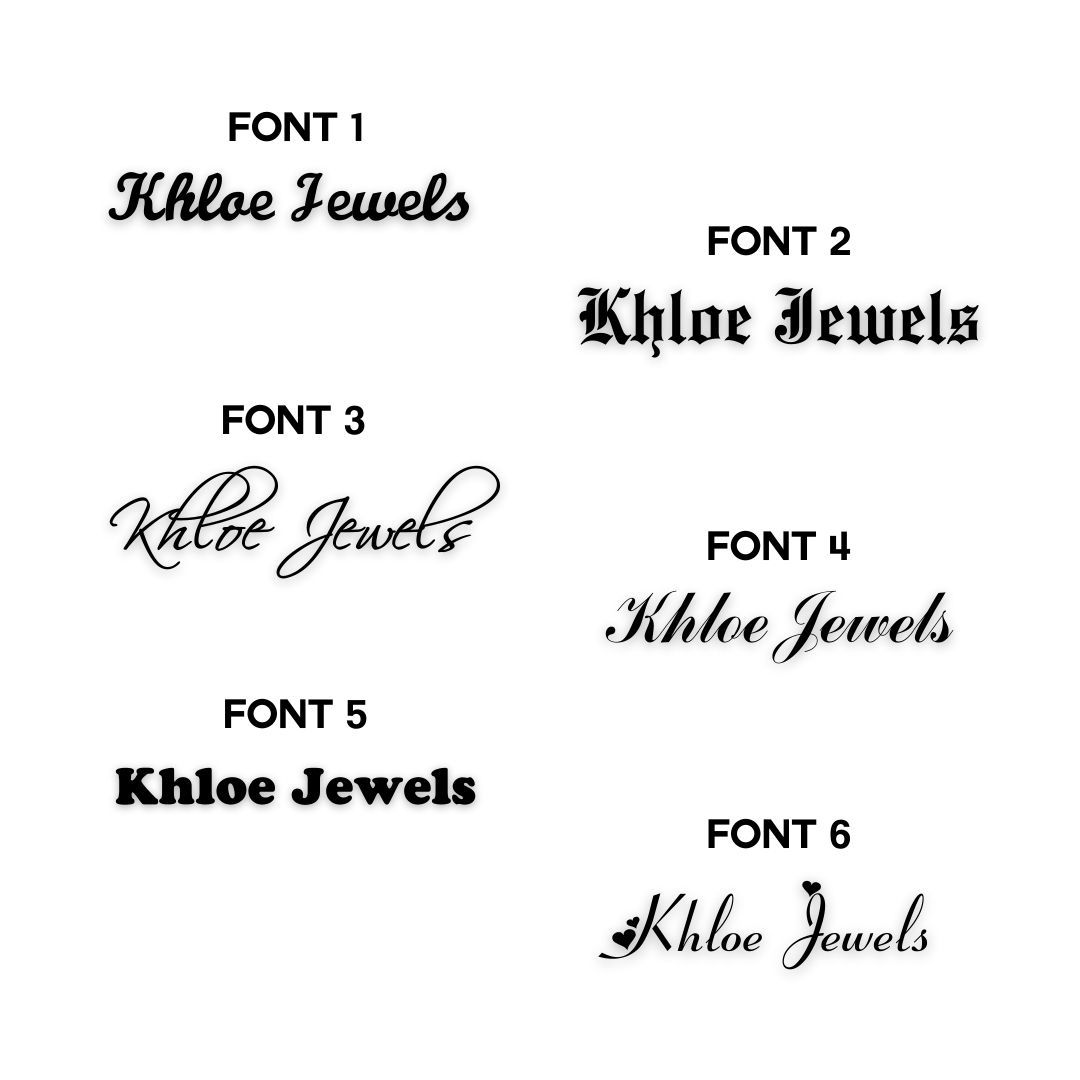 Earrings Bamboo Heart Custom Name Hoop Earrings KHLOE JEWELS Custom Jewelry