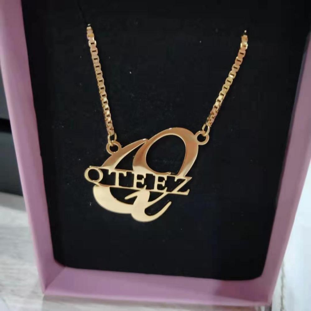 Necklaces Big Initial Custom Name Necklace KHLOE JEWELS Custom Jewelry