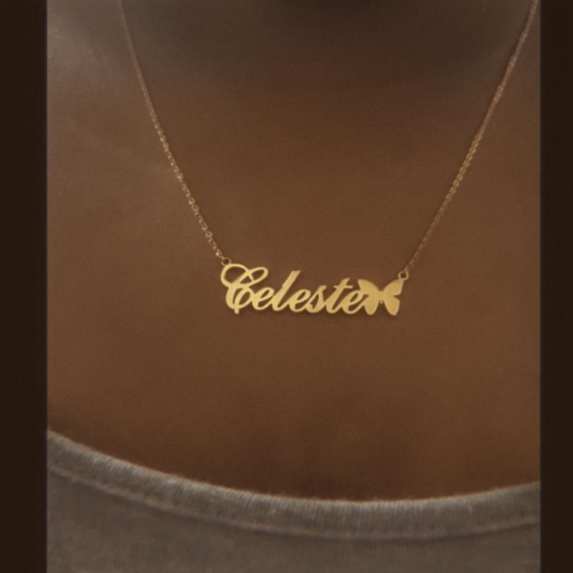 Necklaces Butterfly Custom Name Necklace KHLOE JEWELS Custom Jewelry