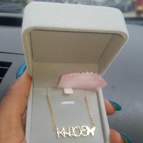 Necklaces Butterfly Custom Name Necklace KHLOE JEWELS Custom Jewelry