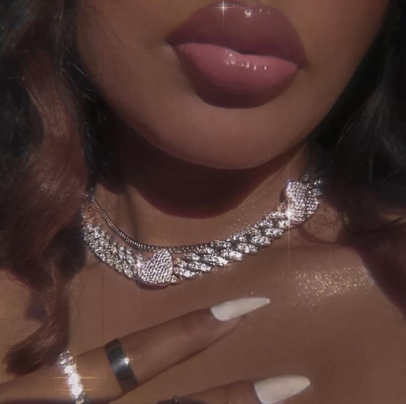 Necklaces Cora CZ Cuban Link Choker Necklace KHLOE JEWELS