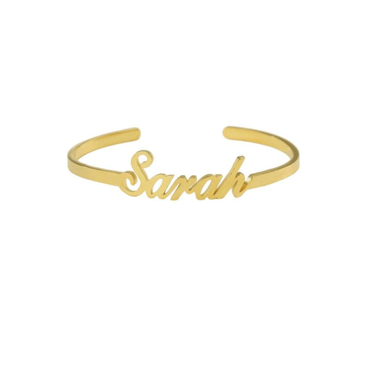 Bracelets Custom Name Bangle Bracelet KHLOE JEWELS Custom Jewelry