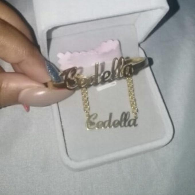 Bracelets Custom Name Bangle Bracelet KHLOE JEWELS Custom Jewelry