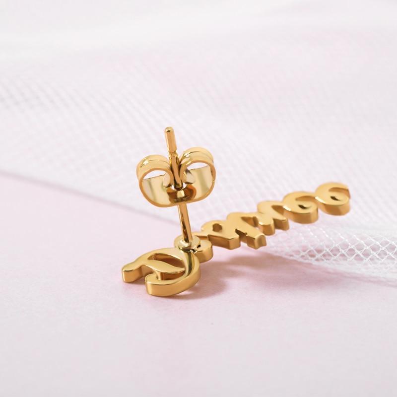Earrings Custom Name Earrings ♡ Font Select KHLOE JEWELS Custom Jewelry