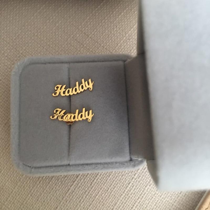 Earrings Custom Name Earrings ♡ Font Select KHLOE JEWELS Custom Jewelry