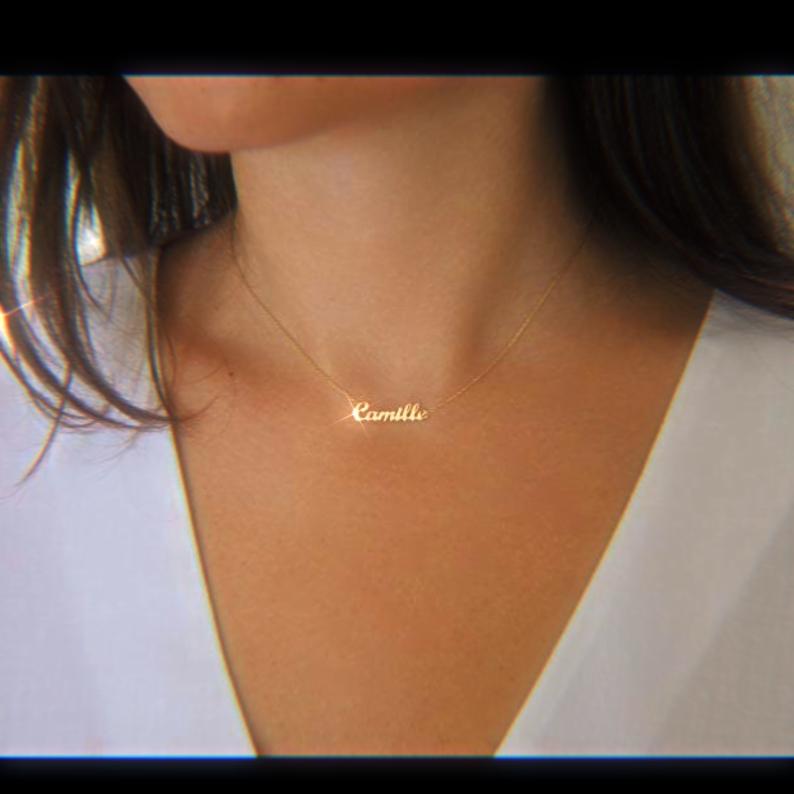 Necklaces Custom Name Necklace | Sterling Silver KHLOE JEWELS Custom Jewelry