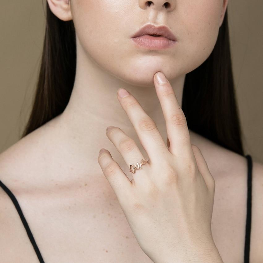 Rings Custom Name Ring ♡ Font Select KHLOE JEWELS Custom Jewelry