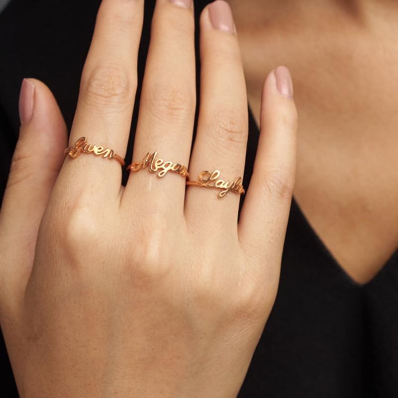 Rings Custom Name Ring ♡ Font Select KHLOE JEWELS Custom Jewelry