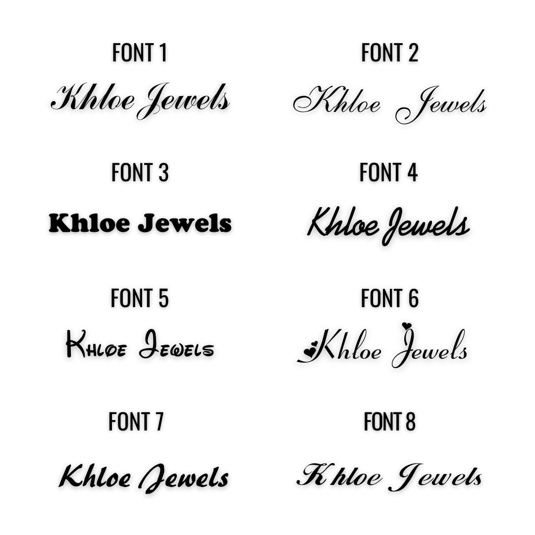 Anklets Customized Name Figaro Chain Anklet KHLOE JEWELS Custom Jewelry