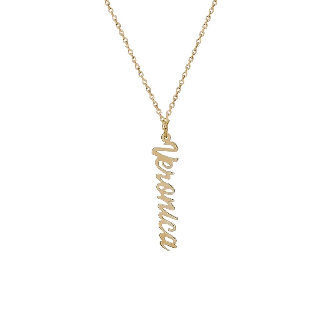 Necklaces Customized Name Vertical Necklace KHLOE JEWELS Custom Jewelry