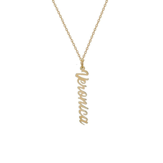 Necklaces Customized Name Vertical Necklace KHLOE JEWELS Custom Jewelry