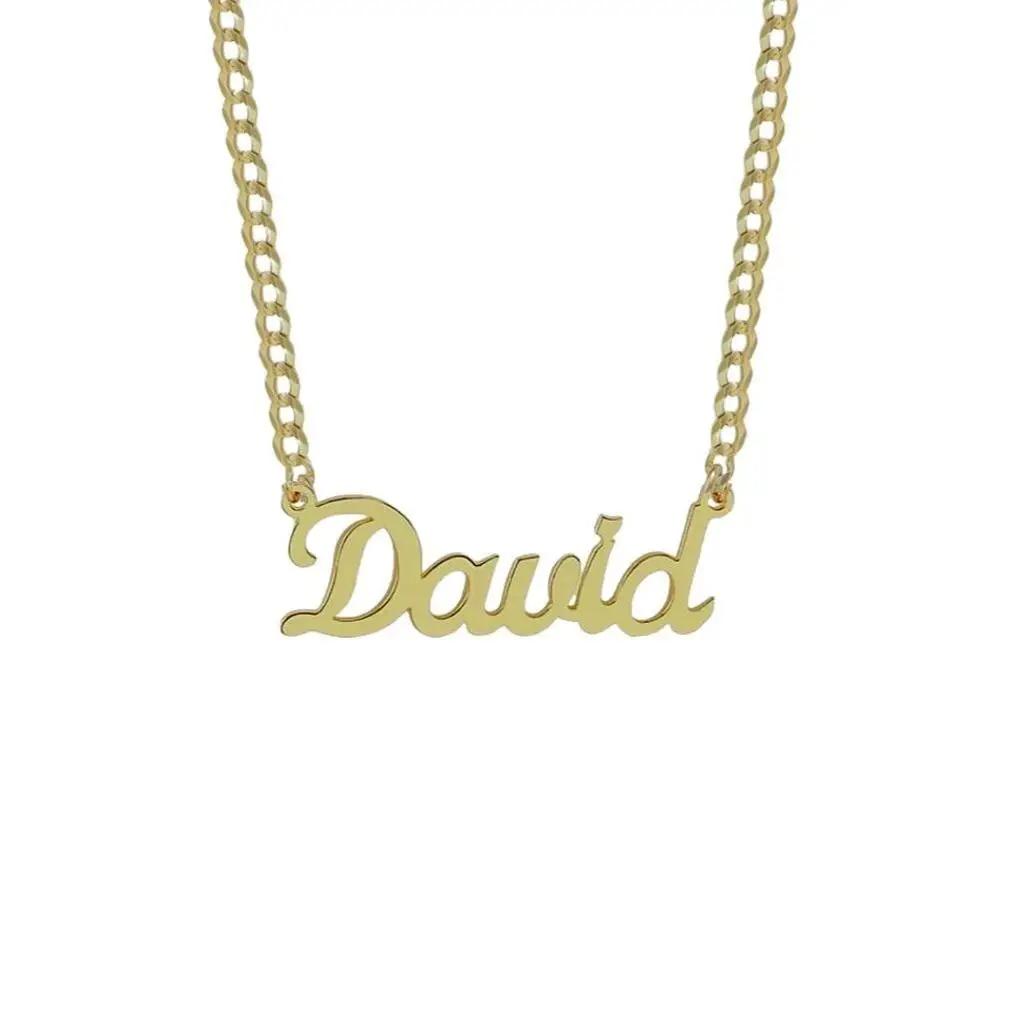 Necklaces Cute Custom Curb Chain Necklace KHLOE JEWELS Custom Jewelry
